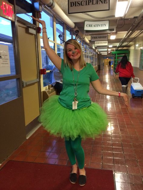 The very hungry caterpillar costume Very Hungry Caterpillar Costume Adult, Diy Caterpillar Costume, Costume Old Lady, The Very Hungry Caterpillar Costume, Very Hungry Caterpillar Costume, Hungry Caterpillar Costume, Story Book Costumes, Storybook Costumes, Literary Costumes