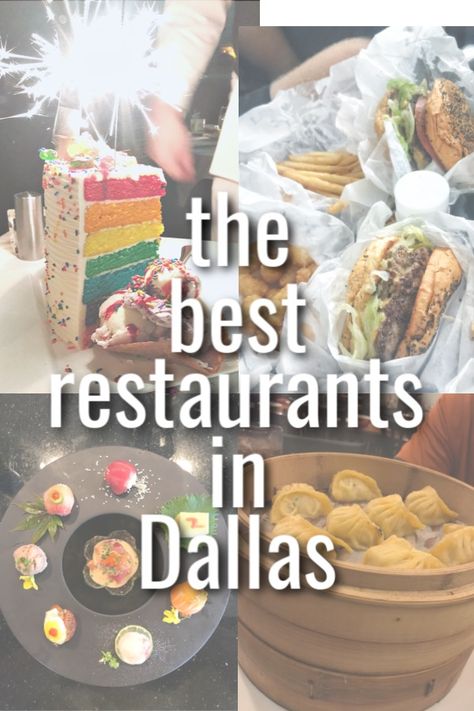 The Ultimate List of the Best Restaurants in Dallas Dallas Texas Restaurants, Dallas Things To Do, Downtown Dallas Texas, Restaurants For Birthdays, Dallas Food, Dallas Travel, Dallas Restaurants, Texas Restaurant, Dinner Places