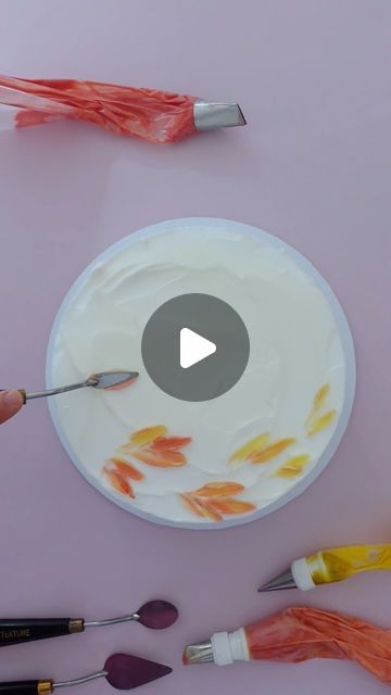 Buttercream For Flowers, Pallet Knife Flowers Cake, Palet Knife Flower Cake, Pallet Knife Buttercream Flowers, Floral Palette Knife Painting Cake, Pallette Knife Buttercream Flowers, Trusting The Process, Cake Buttercream, Flowers Cake