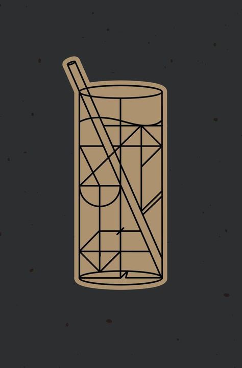 Art deco cocktail mojito drawing in line style on dark background Mojito Drawing, Nye 2024, Art Deco Vector, 30th Birthday Themes, Art Deco Cocktail, Art Deco Lines, Vector Animation, Leeds Castle, Poster Inspiration