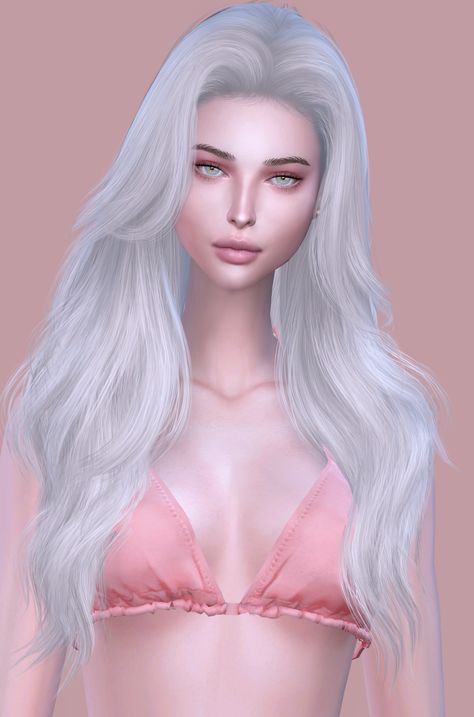 Deerytrait Sims, Moles On Face, Cleft Chin, The Sims 4 Skin, Cannoli, Maxis Match, Sims 4 Mods, Sims Cc, Purple Hair