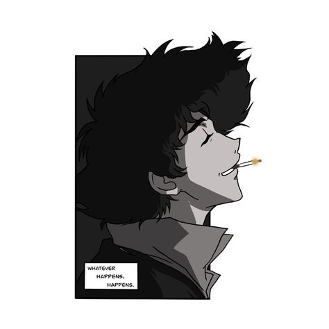 Whatever Happens Happens Tattoo, Spike Spiegel Tattoo, Cowboy Bebop Spike, Cowboy Bebop Tattoo, Whatever Happens Happens, Cowboy Bebop Anime, Spike Spiegel, See You Space Cowboy, Foto Top