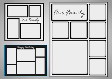 Download Photo Collage Template Vector set Vector Art. Choose from over a million free vectors, clipart graphics, vector art images, design templates, and illustrations created by artists worldwide! Free Photo Collage Templates, Free Collage Templates, Collage Video, Online Photo Frames, Family Collage, Free Collage, Free Postcards, Word Collage, Picture Templates