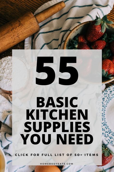 Kitchen Items For New Home, Basic Kitchen Ingredients, Everything You Need For A Kitchen, Kitchen Appliance Essentials List, Necessary Kitchen Items, Kitchen Stock List, First Time Kitchen Essentials, New Kitchen Checklist, New Apartment Kitchen Checklist