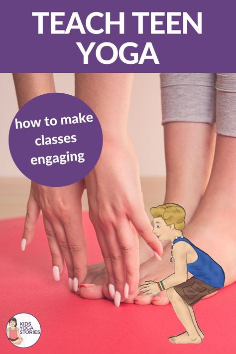 Yoga for Teens and Tweens: Discover How to Make Yoga Classes Engaging for this Age Group | Kids Yoga Stories Yoga For Middle School Students, Kid Yoga Lesson Plans, Yoga Lesson Plans, Kids Yoga Classes, Kinesthetic Learning, Yoga Kids, Yoga Themes, Yoga Story, Yoga Games