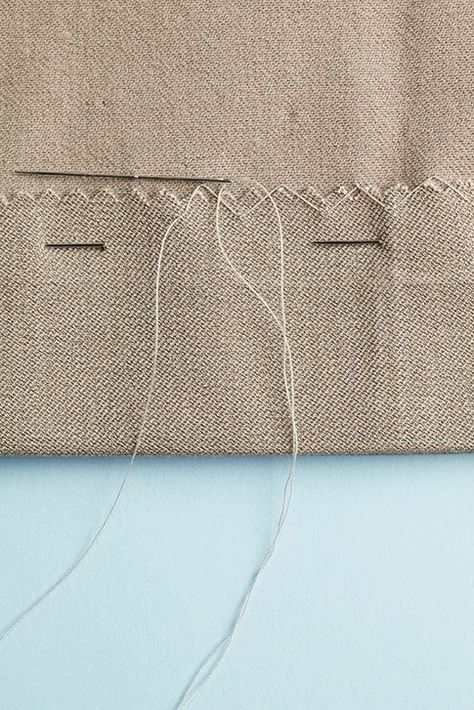 How to Hem Pants Without a Sewing Machine - Hem Dress Pants by Hand Blind Hem Stitch, Sewing Hems, Sewing Pants, Sewing Alterations, Hem Stitch, Hem Pants, Sewing Stitches, Basic Tools, How To Hem Pants