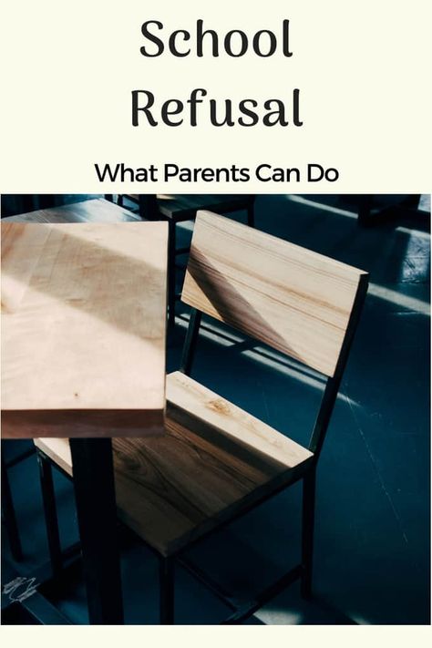 Your child refuses to go to school. What can you do? A list of options for parents. These tips are for all kids, with or without an IEP/504. #DontIEPalone Attendance Matters, Iep Organization, School Refusal, Parenting Style, Iep Meetings, Child Education, Parenting Preteens, Speech Path, Iep Goals