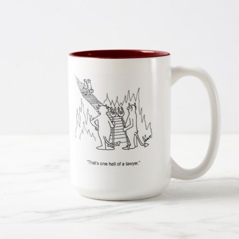 Funny "Hell Of A Lawyer" Mug Funny Cartoon Characters, Best Coffee Mugs, Lawyer Gifts, Beautiful Coffee, Funny Coffee Mugs, Holidays 2022, Designer Gifts, Coffee Humor, Organizing Your Home