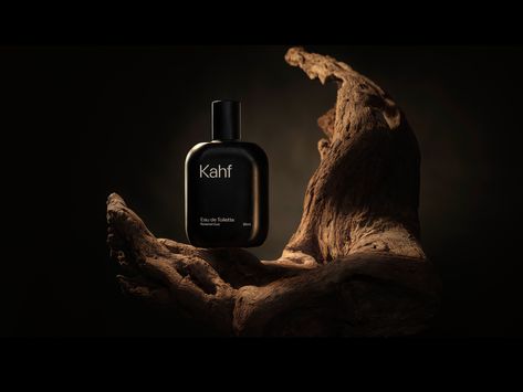 Kahf Perfume Product Photography on Behance Perfume Product Photography, Perfume Product, Creative Product Photography, Woody Perfume, Creative Advertising Photography, 3d Photography, Fragrance Photography, Black Perfume, Ad Photography