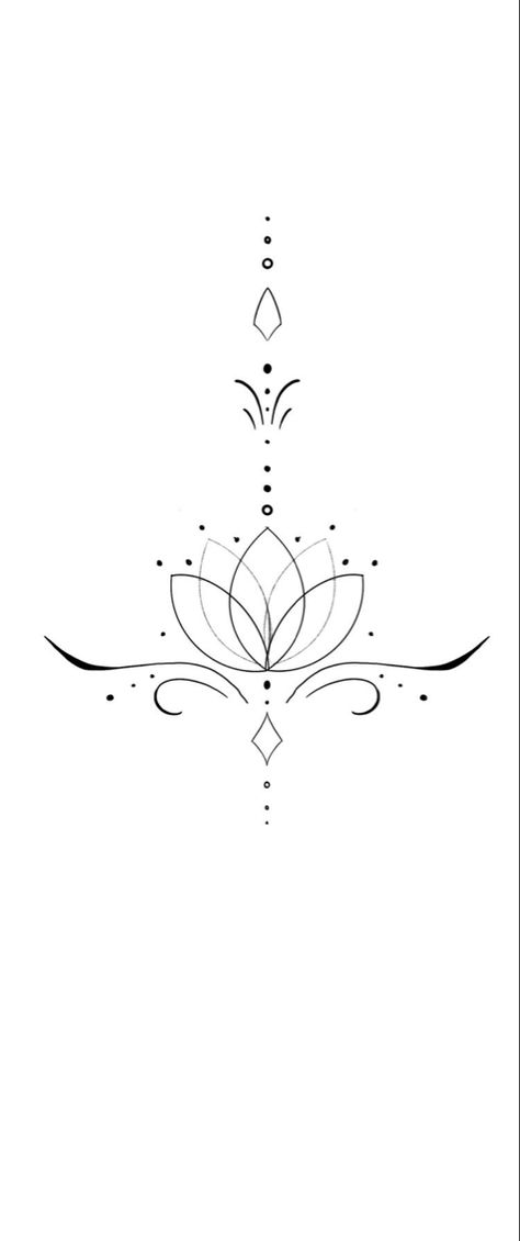 Hindu Back Tattoo Women, Bohemian Back Tattoo Women, Lotus And Arrow Tattoo, Sternum Lotus Tattoo Women, Spiritual Tattoos Meaningful For Women, Hindu Tattoos For Women, Lotus Flower Sternum Tattoo, Bohemian Tattoos For Women, Hippie Tattoo Ideas Boho