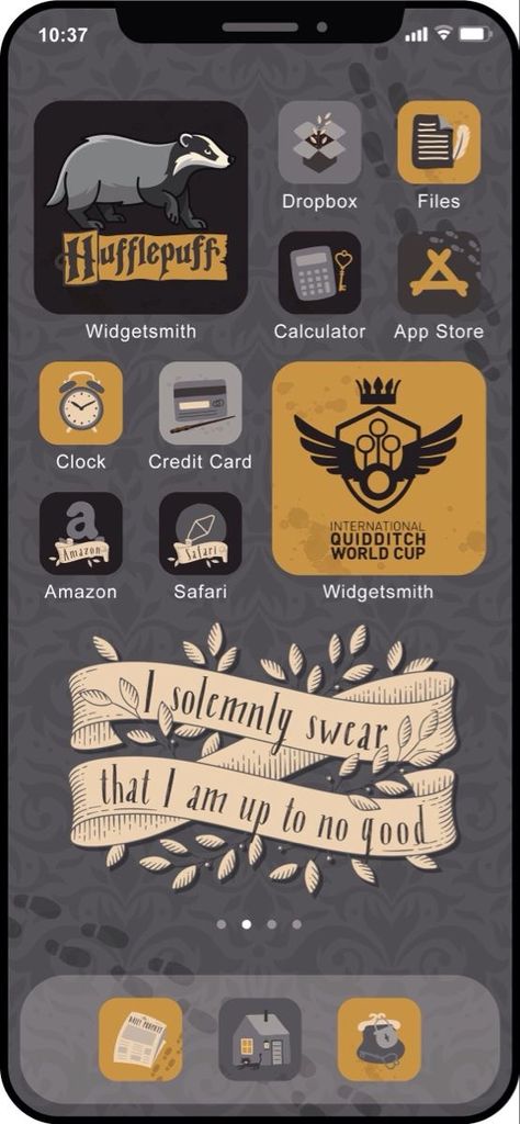 Hufflepuff App Icons, Harry Potter App, Potter Wallpaper, Hufflepuff Aesthetic, Potter Aesthetic, Harry Potter Icons, Yer A Wizard Harry, Icons App, Aesthetic Ios