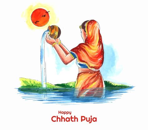 Happy chhath puja holiday background for... | Free Vector Chhath Puja Wishes, Happy Chhath Puja, Chhath Puja, Festivals Of India, Hindu Festivals, Advertising Material, Cute Romantic Quotes, Holiday Background, Indian Festivals