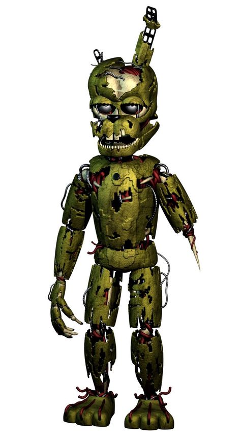 Fnaf Springtrap, Fnaf Animatronics, Fnaf Jumpscares, Robot Game, Preschool Colors, Spring Coloring Pages, Animatronic Fnaf, Doodle Cartoon, Bead Sprite