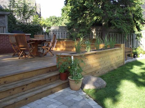 Planters Archives - My Gardens Deck With Built In Planters, Built In Deck Planters, Built In Planters On Deck, Decking With Planters, Deck Planters For Privacy, Deck With Planters, Decking Planters Ideas, Deck Planter Boxes, Deck Planters