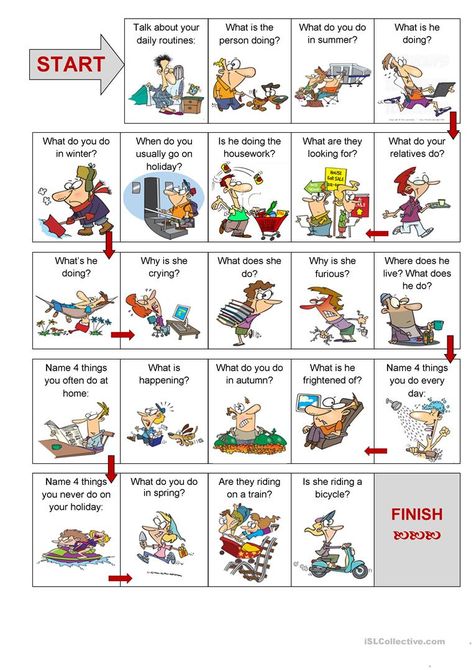 Present simple vs. present continuous speaking activity - English ESL Worksheets Present Simple Vs Present Continuous, Speaking Activities English, Speaking Activity, Simple Present Tense, Present Continuous, Simple Present, English Worksheet, English Exercises, To Learn English