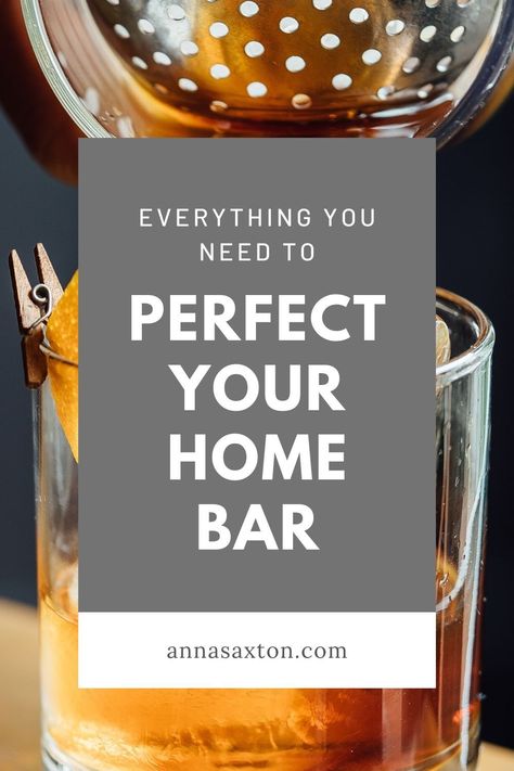 Setting Up A Bar At Home, Setting Up A Bar, Liquor List, Amazing Cocktails, Cocktails At Home, Drinks At Home, Mix Drinks, Home Bar Sets, Orange Twist