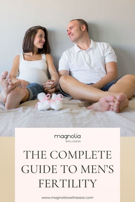 There are several things a couple can do to increase their chances of getting pregnant, and unfortunately�—most of the fertility information that’s out there is focused solely on women. Never fear, We have you covered! Keep reading to find out everything you need to know about The Complete Guide to Men’s Fertility | Magnolia Wellness OC Ways To Increase Fertility, Preconception Planning, How To Increase Fertility, Fertility Smoothie, Sperm Health, Fertility Health, Chances Of Getting Pregnant, Fertility Diet, Natural Fertility