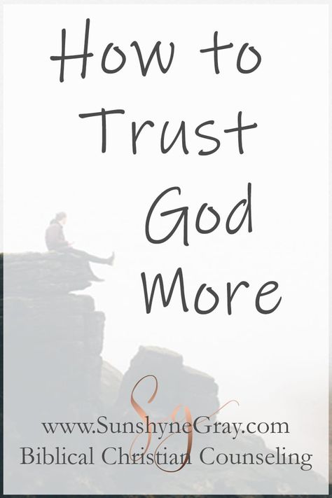 Learning how to trust God will set you free! 3 tips to trusting God more, believing God's promises and living in the freedom you were made for. #trustgod #surrender #believinggod God Is Trustworthy, Spiritual Growth Quotes, How To Believe, Biblical Truths, Christian Counseling, Trusting God, Loving God, God's Promises, Peace And Joy