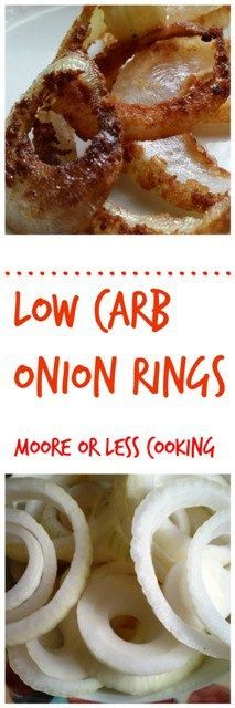 Low Carb Onion Rings Low Carb Onion Rings, Appetizers Fancy, Keto Onion Rings, Fried Onion Rings Recipe, Homemade Gelato, Friendsgiving Recipes, Fried Onion Rings, Crispy Onion Rings, Baked Onion Rings