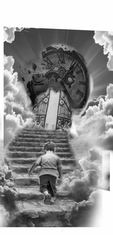 Man Walking Up Stairs To Heaven Tattoo, Stair Way To Heaven Tattoo, Tattoo Ideas Quarter Sleeve, Train Track Tattoo, Stairs Tattoo, Stairs To Heaven Tattoo, Gates Of Heaven Tattoo, Men Shoulder Tattoo, Stairway To Heaven Tattoo