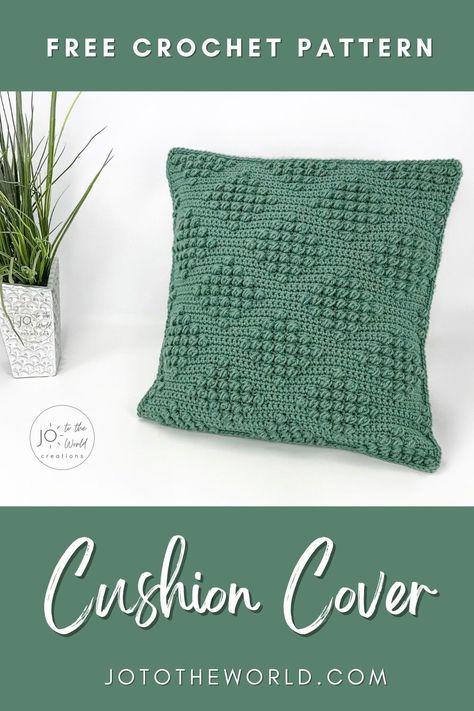 With fall right around the corner, it is time to give your home a stylish update with chic and trendy Crochet Throw Pillow Patterns. Featuring a front panel with puff stitches and a back panel with alternate single and double crochet stitches, this pillow makes a modern masterpiece. Removable Crochet Pillow Cover Pattern Free, Pillow Covers Crochet Patterns Free, Crochet Throw Pillow Patterns, Crochet Throw Pillow Cover, Throw Pillow Patterns, Pillow Cover Patterns, Crochet Pillow Case Pattern, Crochet Pillowcase, Crochet Throw Pillow