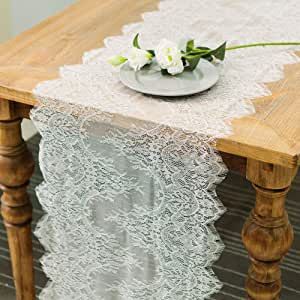 Wedding Reception Table Decor, Reception Table Decor, Rustic Wedding Table Decor, Lace Table Runner, Wedding Reception Table Decorations, Rustic Boho Wedding, Reception Tables, Embroidered Table Runner, Bridal Shower Decor