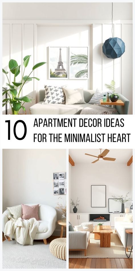 Want to declutter your apartment and make it feel more open? These 10 minimalist ideas will help you achieve a sleek, functional, and calming space. Minimalist Apartment Ideas, Apartment Design Ideas, Small Kids Bedroom, Minimalist Living Room Ideas, Minimalist Ideas, Living Room Minimalist, Kids Shared Bedroom, Room Minimalist, Calming Spaces