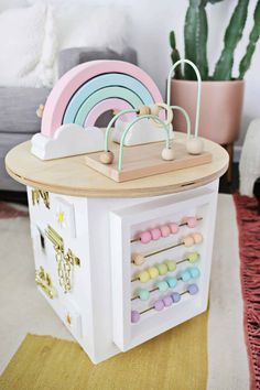 Baby Toys Diy, Toddler Activity, Diy Bebe, Activity Center, Diy Toddler, Wooden Baby Toys, Woodworking Projects That Sell, Baby Diy, Baby Sensory