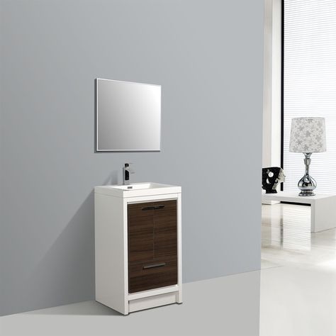 24 In Vanities For Bathrooms ✔️ Bathroom Renovation Blog Acrylic Countertop, 24 Inch Bathroom Vanity, 30 Inch Bathroom Vanity, White Bathroom Vanity, Best Bathroom Vanities, Finished Bathrooms, Small Bathroom Vanities, White Vanity Bathroom, White Vanity