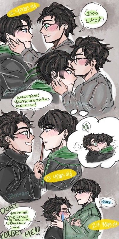 Tomarry Harrymort, Harry Potter Toms, Gay Harry Potter, Harry Potter Artwork, Images Harry Potter, Harry Potter Comics, Draco Harry Potter, Harry Potter Ships, Harry Potter Tumblr