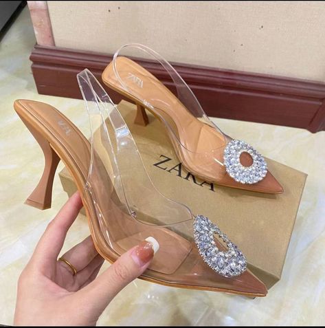 Heels Clear, Heels Rhinestone, Women High Heels, Rhinestone Fashion, Super High Heels, Casual Sneakers Women, Stiletto Shoes, Dress Shoes Womens, Fashion Sandals