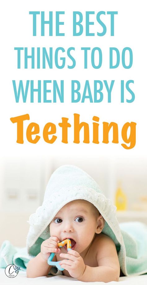 The Best Things to Do When Baby is Teething // Christin Keys -- #teething #babytips Teething Tips, Baby Remedies, Teething Symptoms, Newborn Tips, Newborn Bath, Teething Babies, Teething Remedies, Natural Teething Remedies, Teething Baby