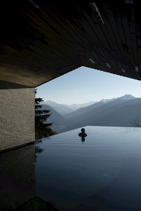 Miramonti Boutique Hotel, Avelengo, South Tyrol - north of Merano Miramonti Boutique Hotel, South Tyrol, Infinity Pool, Travel And Leisure, My Dream Home, Breathtaking Views, Boutique Hotel, Swimming Pool, Swimming Pools