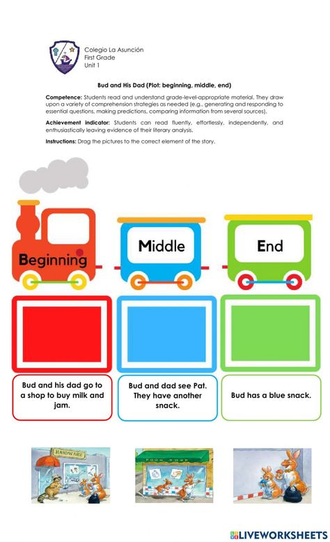 Beginning Middle End Worksheet, How To Begin A Story, Beginning Middle End, Classroom Preparation, 2nd Grade Spelling, All About Me Worksheet, Cursive Writing Worksheets, Similes And Metaphors, Grade Spelling