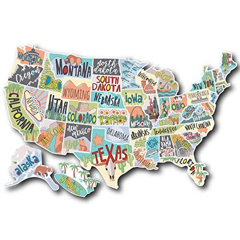 US States Map Travel Tracker Sticker Set | United States ... https://smile.amazon.com/dp/B07V1GQ6V2/ref=cm_sw_r_pi_dp_U_x_.x7SDbSC3EY4D Us States Map, Usa Culture, Travel Tracker, Maps Aesthetic, Map Wall Decal, Us State Map, Map Decal, Visit Usa, Map Travel