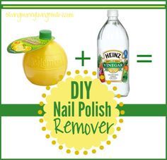 DIY Nail Polish Remover - This nail polish remover recipe is simple and only requires two ingredients, vinegar and lemon juice. It's not as abrasive or harsh on the skin as the store bought and only a fraction of the cost. Homemade Nail Polish Remover, Diy Nail Polish Remover, Homemade Nail Polish, Do It Yourself Nails, Nail Polish Tutorial, Fun Manicure, Types Of Manicures, Natural Nail Polish, Diy Nail Polish