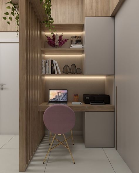 Cloffice Ideas Small Spaces, Cloffice Ideas, Closet Desk, Tiny Home Office, Home Office Closet, Tiny Office, Small Workspace, Tiny Closet, Mini Office