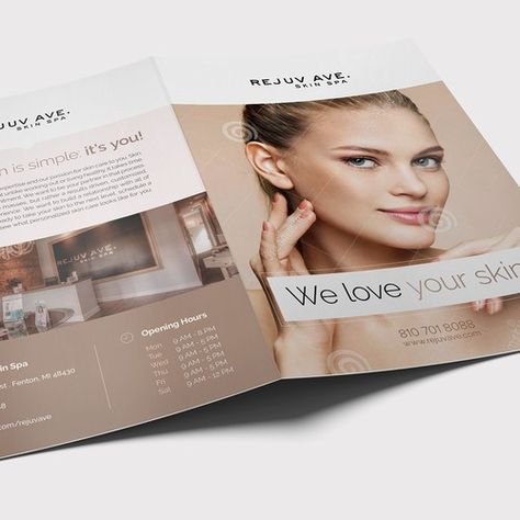 Spa Menu Design, Menu Spa, Beauty Brochures, Spa Brochure, Free Social Media Templates, Luxury Brochure, Spa Menu, Proposal Cover, Vegetable Shop