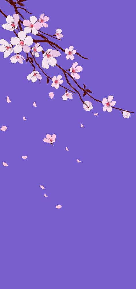 Purple Sakura Wallpaper, Purple Cherry Blossom Wallpaper, Purple Scenery Aesthetic, Purple Cherry Blossom, Purple Sakura, Blue Sakura, Blossom Wallpaper, Cherry Blossom Wallpaper, Galaxy Wallpaper Iphone