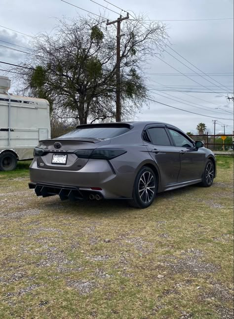 2018 Toyota Corolla, Toyota Camry Wrapped, Custom Toyota Camry, Toyota Camry Modified 2018, Toyota Camry Aesthetic, Black Toyota Camry, Toyota Camry Modified, Toyota Camry Interior, Toyota Camry Trd