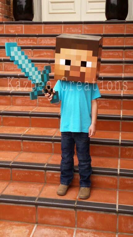 Minecraft Steve Costume, Minecraft Halloween Costume, Steve Costume, Minecraft Book, Book Characters Dress Up, Minecraft Costumes, Character Dress Up, Halloween Infantil, World Book Day Costumes