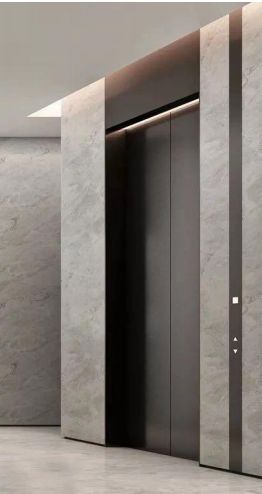 Lift Lobby Design, Elevator Lobby Design, Office Lobby Design, Lobby Designs, Elevator Interior, Compound Wall Design, Elevator Lobby, Hotel Lobby Design, Medical Office Design