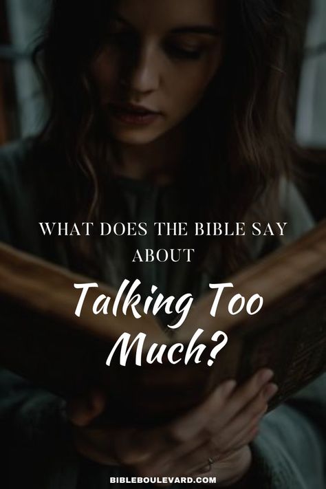 What Does the Bible Say About Talking Too Much? How To Talk Less And Listen More, Speak Less Listen More, Speak Less, Being Thoughtful, Talking Too Much, Words Have Power, Study Notebook, Talk Too Much, Bible Study Notebook