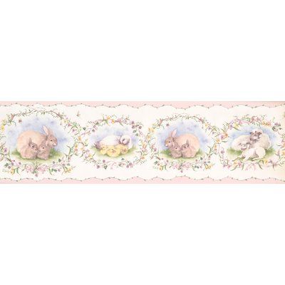 August Grove Pritchett Retro Rabbit Duck Sheep Animal 7' L x 180" W Wildlife Wallpaper Border Color: Mother And Baby Animals, Wildlife Wallpaper, Duck Or Rabbit, Brick Wallpaper Roll, Banana Leaf Wallpaper, Wallpaper Borders, Wallpaper For Sale, Embossed Wallpaper, York Wallcoverings