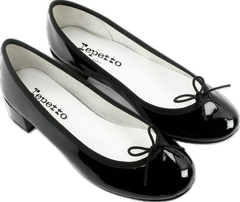 repetto black patent leather ballet flat heels pumps | acs Camille Ballerina, Repetto Ballet Flats, Ballet Heels, Ballerina Heels, Flat Heels, Patent Leather Ballet Flats, Wrap Heels, Ballerina Shoes, Heels Pumps