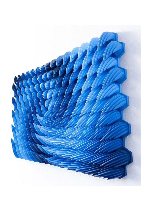 This 3D printed wall sculpture is entitled Maelstrom. It is a unique and original piece of art that will make a beautiful addition to your home decor. 3d Printed Artwork, Multi Material Art, 3d Printer Wall Art, 3d Printing Wall Art, 3d Printer Home Decor, 3d Printed Sculpture, 3d Print Sculpture, 3d Print Wall Art, 3d Printed Wall Art