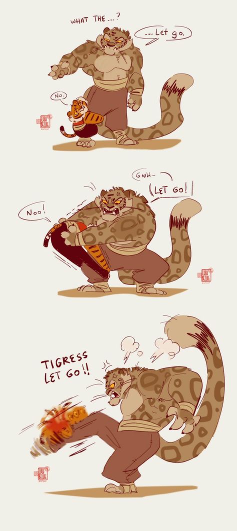 Twitter Tai Lung, Dreamworks Art, Kung Fu Panda, Cute Comics, Disney Fan Art, Disney And Dreamworks, 귀여운 동물, Cartoon Art Styles, Animated Movies