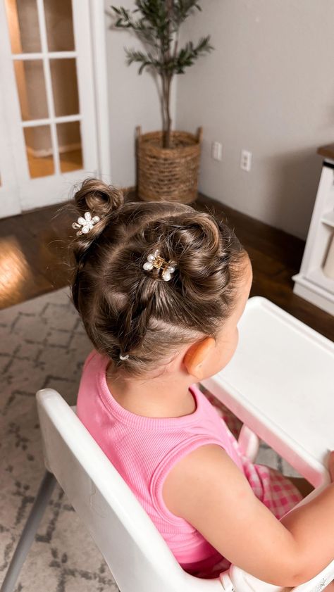 Toddler Long Hairstyles Girl, Toddler Wedding Hairstyles, Flower Girl Hairstyles Toddler, Toddler Flower Girl Hair, Toddler Flower Girl Hairstyles, Toddler Curly Hairstyles, Short Toddler Hairstyles, Easy Toddler Hairstyles Short, Hair Styles For Toddlers