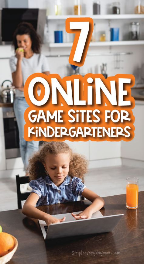 7 Awesome Sites To Play Kindergarten Games Online Computer Activities For Kids, Pre K Games, Free Computer Games, Computer Games For Kids, Learning Websites For Kids, Fun Educational Games, Online Games For Kids, Teaching Game, Learning Games For Kids