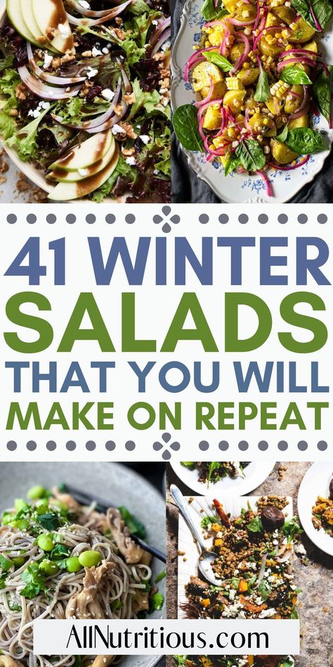 Winter Salads, Winter Fruit Salad, Winter Lunch, The Best Salad, Winter Salad Recipes, Healthy Foods To Make, Best Salad, Perfect Salad, Spiced Chickpeas